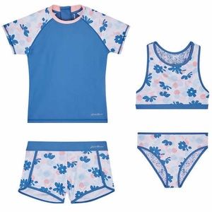 Eddie Bauer Youth 4-piece Swim Set, Blue